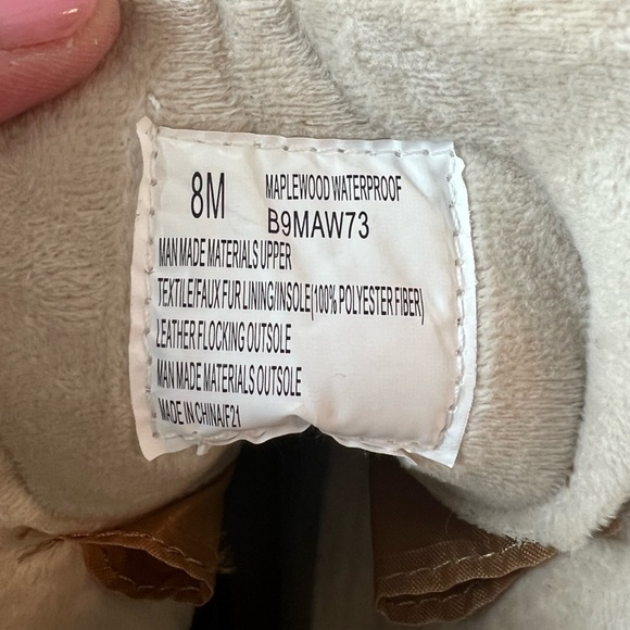 JBU by JAMBU WOMENS NAVY/TAN MAPLEWOOD WATERPROOF BOOTS SIZE 8 - Picture 9 of 10